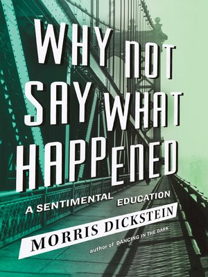 cover image of Why Not Say What Happened